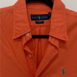 Ralph Lauren Men's Casual Orange Shirt